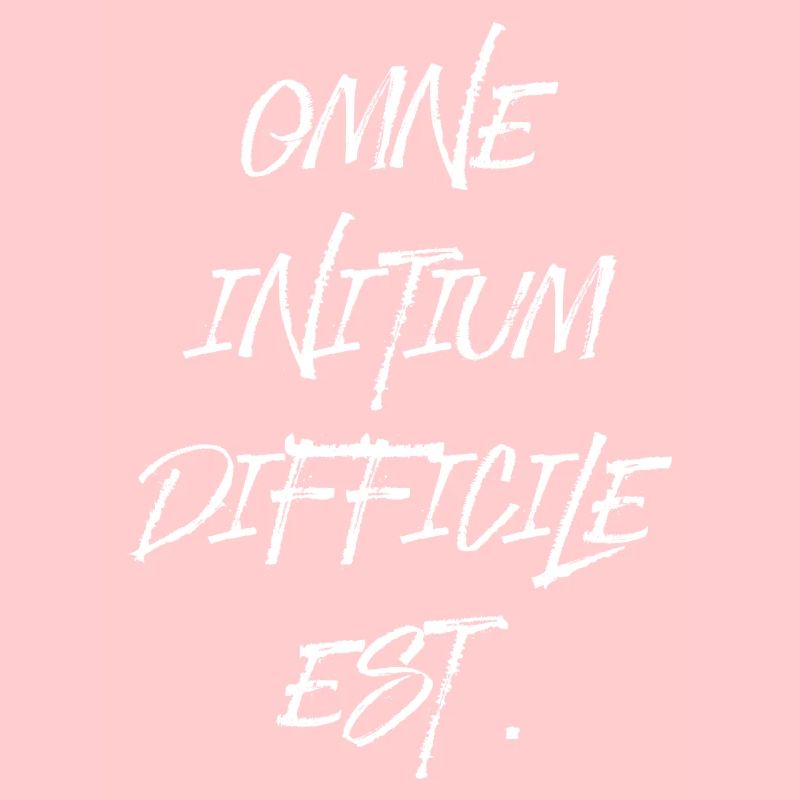 tout commencement est difficile citation latine écriture