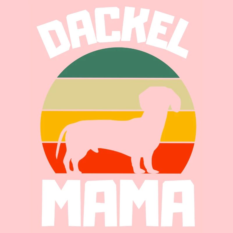 Maman teckel rétro