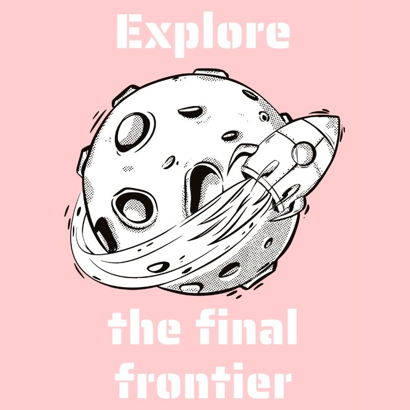 Explore The Final Frontier Retro Outer Space