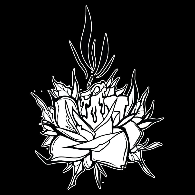 Flower // Candle // Illustration