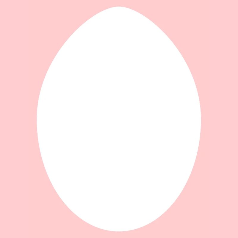 White Easter Egg