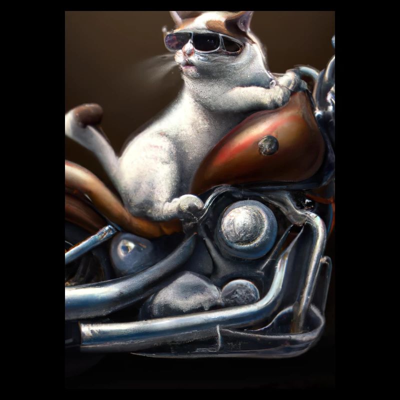 Motorrad Katze