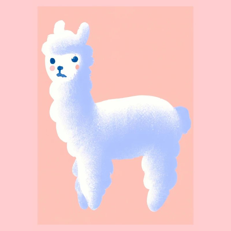 Pastell-Alpaka