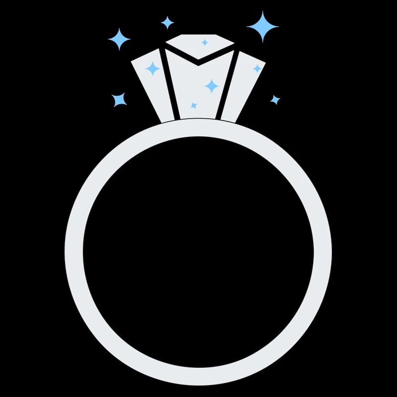 Bague de mariage en diamant