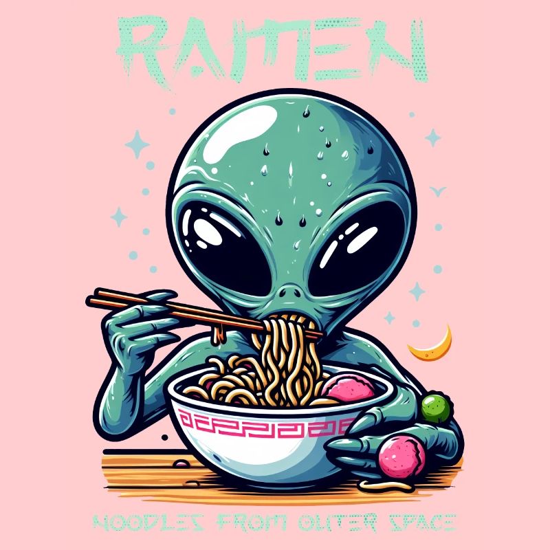 Outer Space Ramen Alien Nudeln
