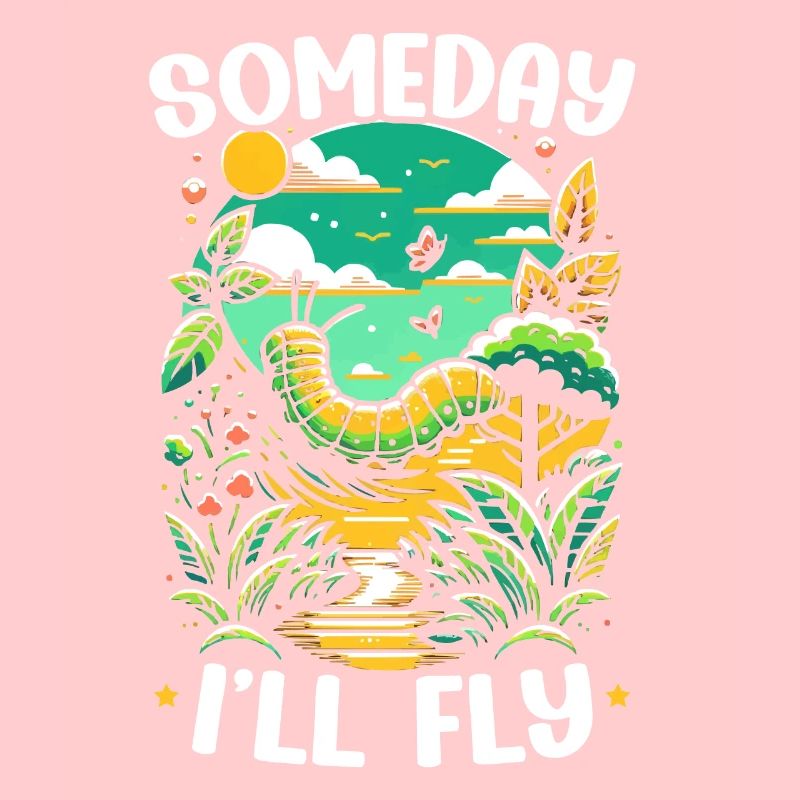 Papillon chenille mignon