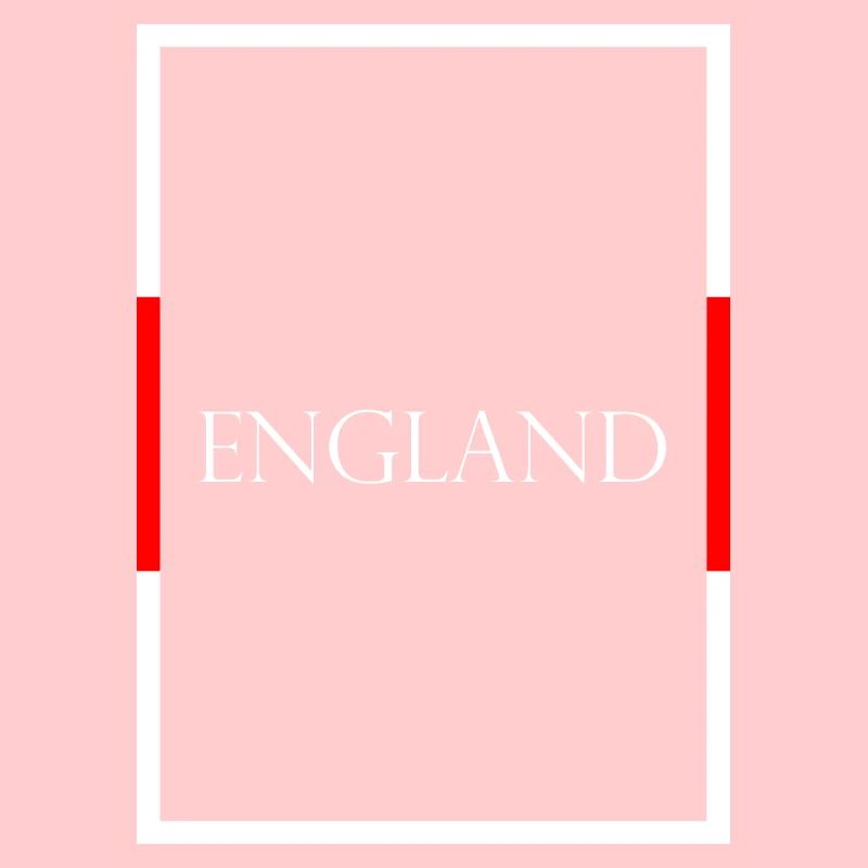 Angleterre, Royaume-Uni, Lettrage de déclaration avec drapeau