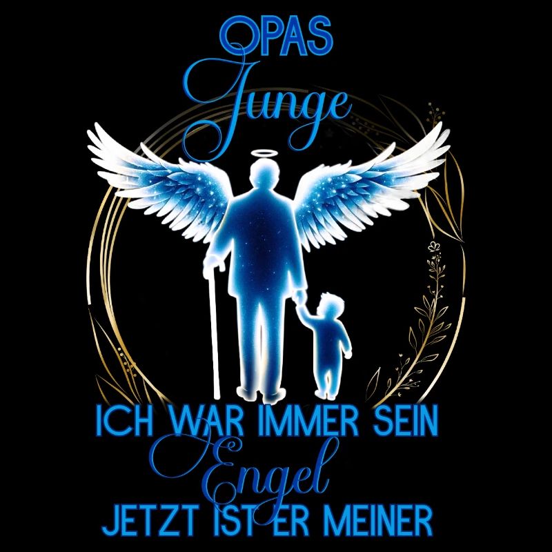 Opas Junge, Gedenken Engel Erinnerung Geschenk