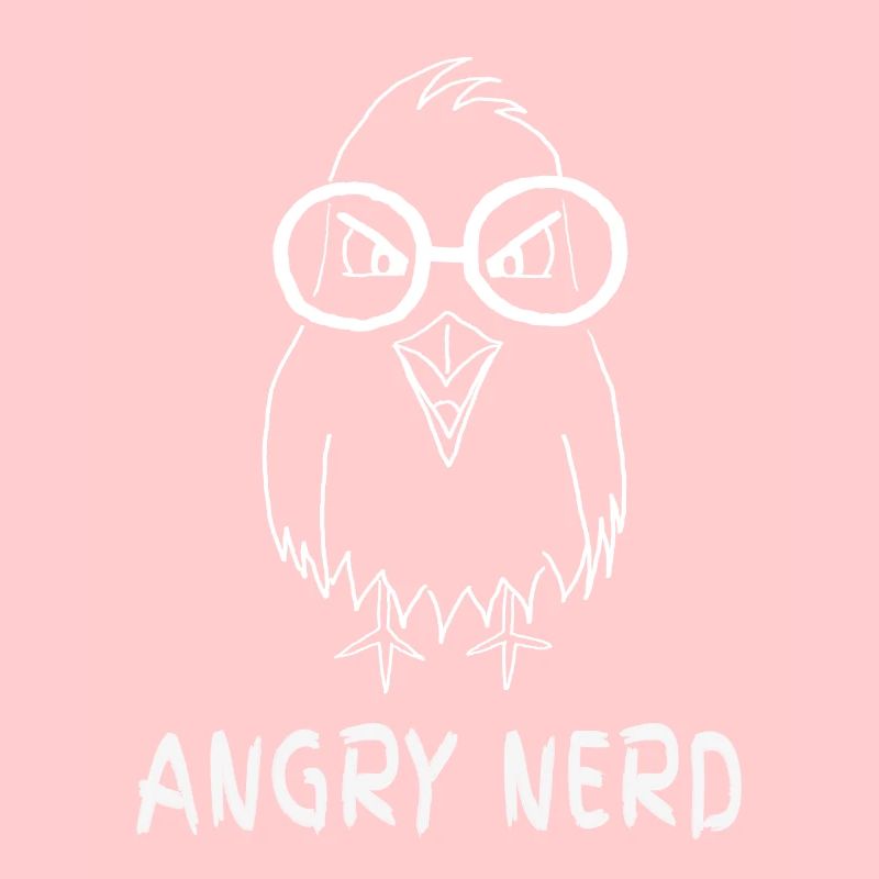 Angry Nerd - Jeu de mots Nerd, Oiseau