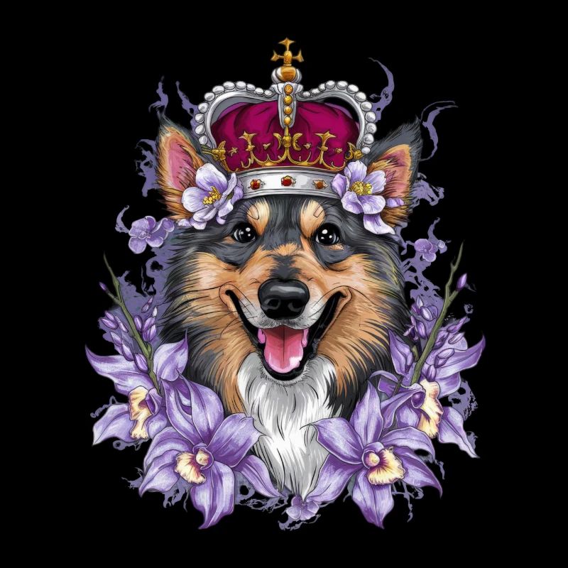 Chien d’élan norvégien dans la conception de bande dessinée