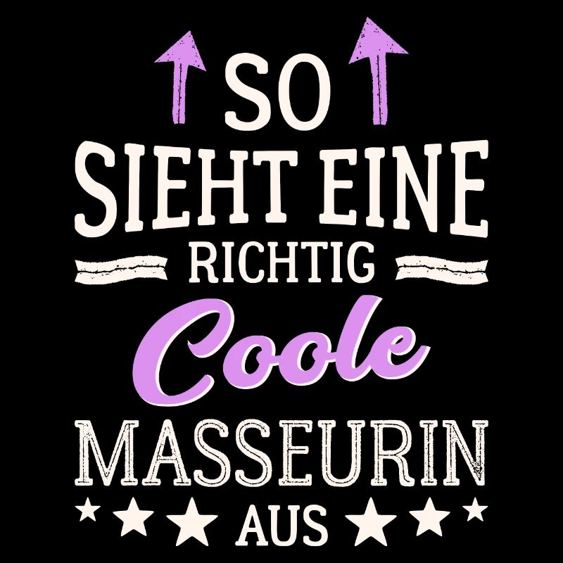 So sieht eine richtig coole Masseurin aus Massage