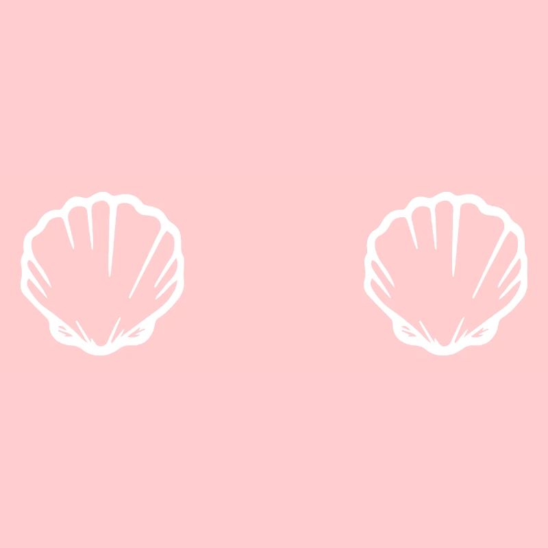 Mermaid Shells Beach Diver Gift