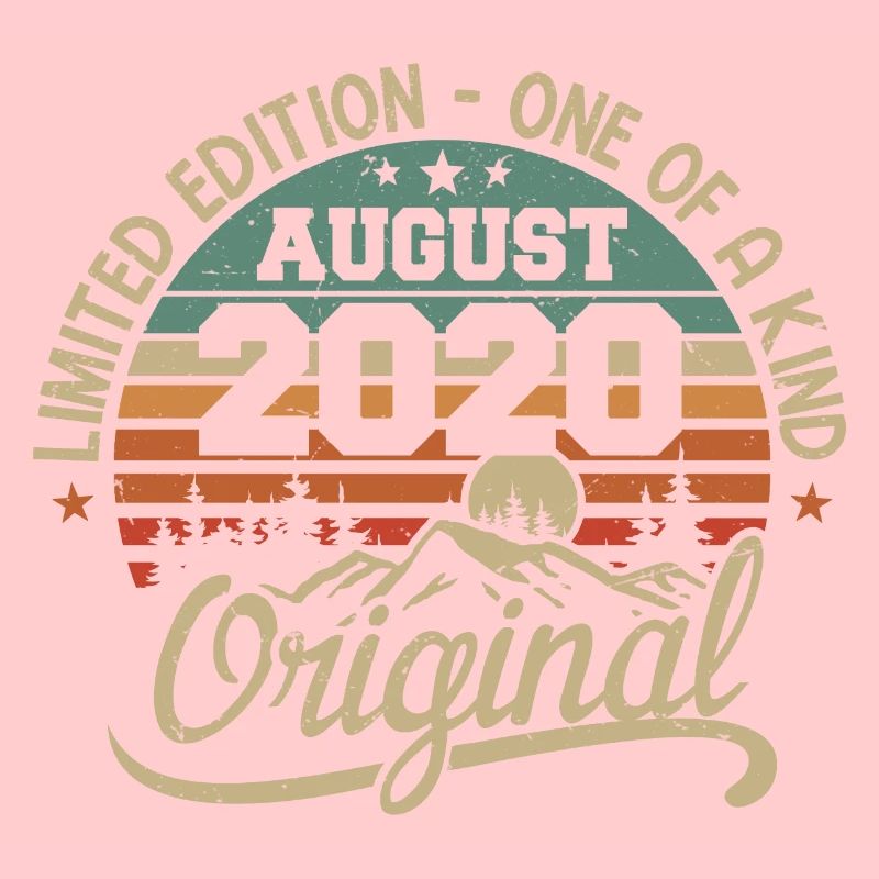August 2020 Geburtstagsgeschenk - geboren im August 2020