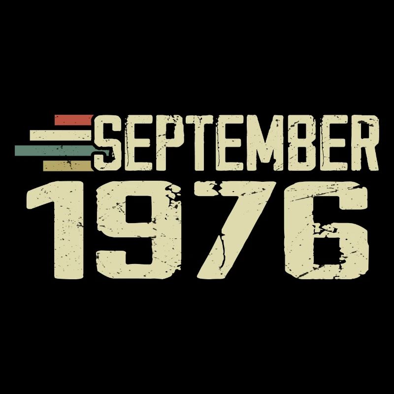 September 1976 Vintage Geschenkidee September 1976