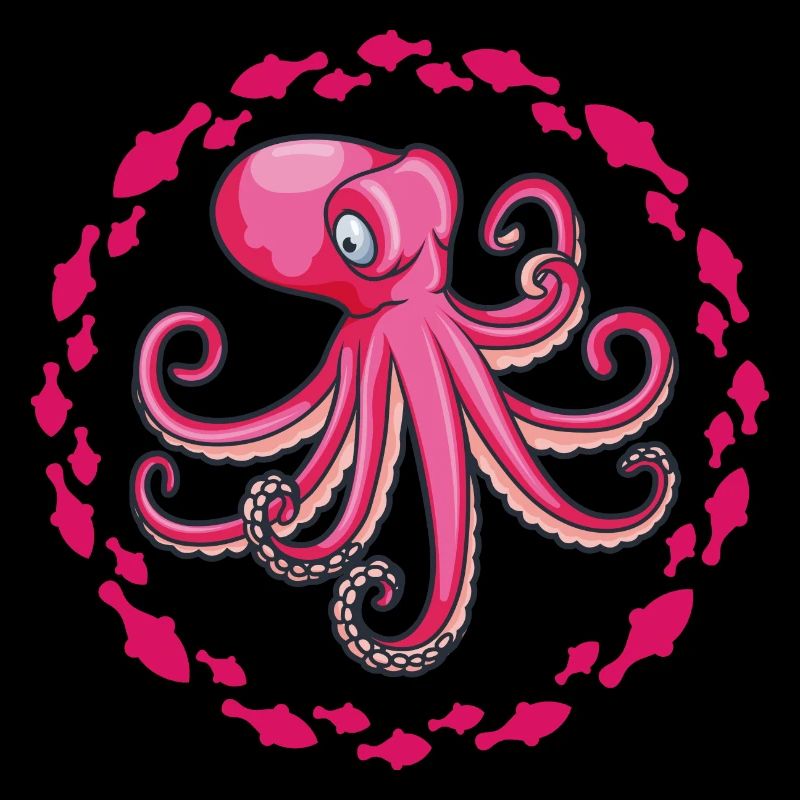 Large purple octopus