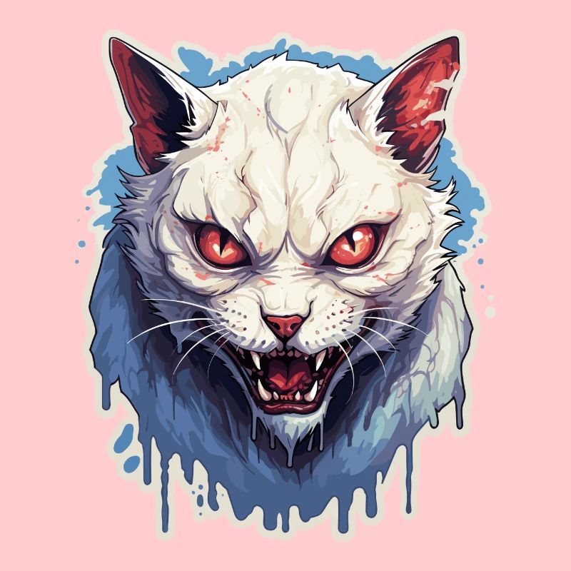 Cat Horror Halloween