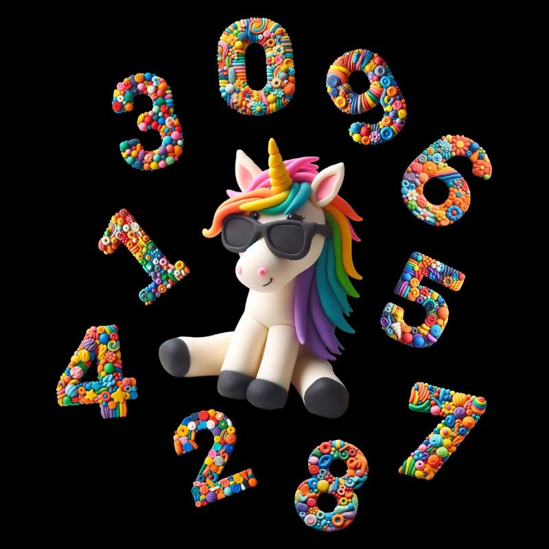 Numbers - Back to School with Unicorn