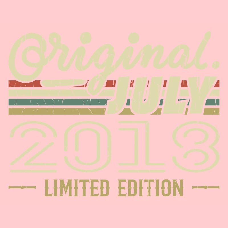Juli 2018 Original Geburtstagsgeschenk 2018