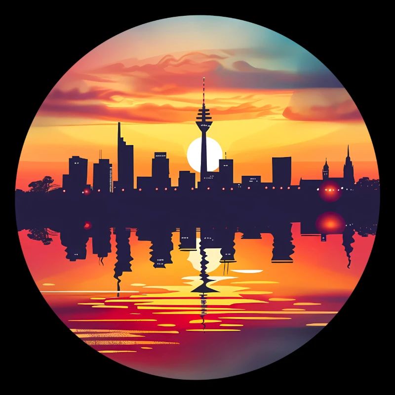 Dusseldorf Skyline