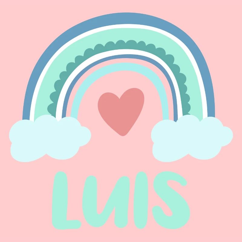 Luis Name Rainbow Baby