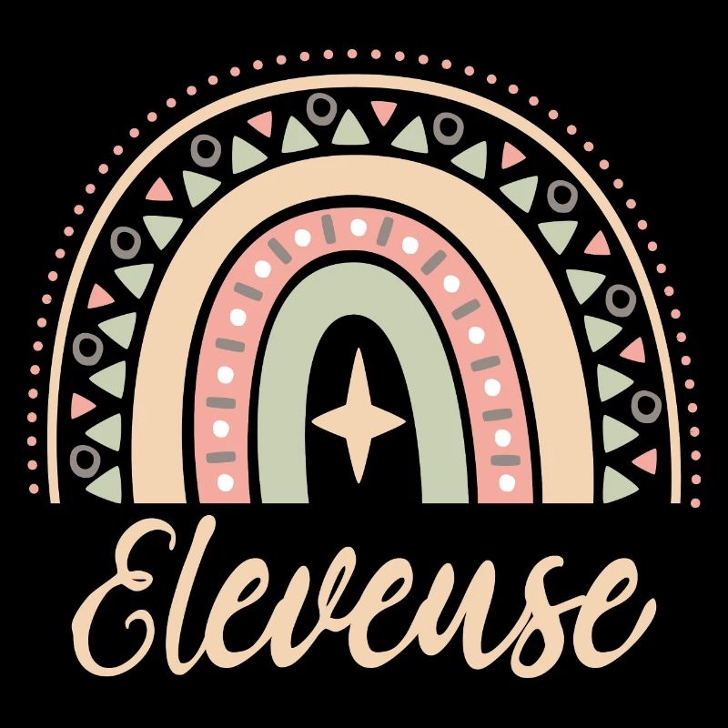 Cadeau Eleveuse. Boho Rainbow éleveuse. Éleveuse.