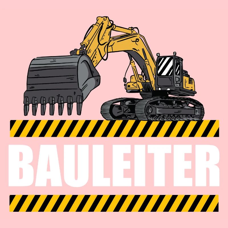 Bauleiter - Großes Bagger Motiv - Baustelle