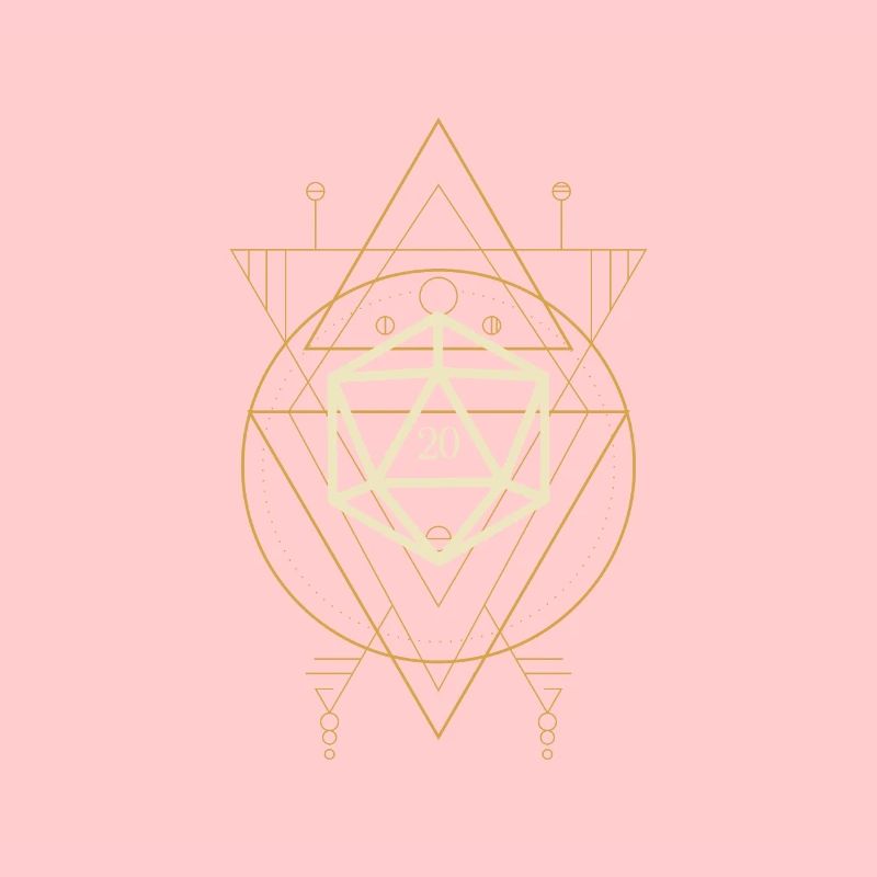 Esoteric Polyhedral D20 Dice Tabletop Rogue