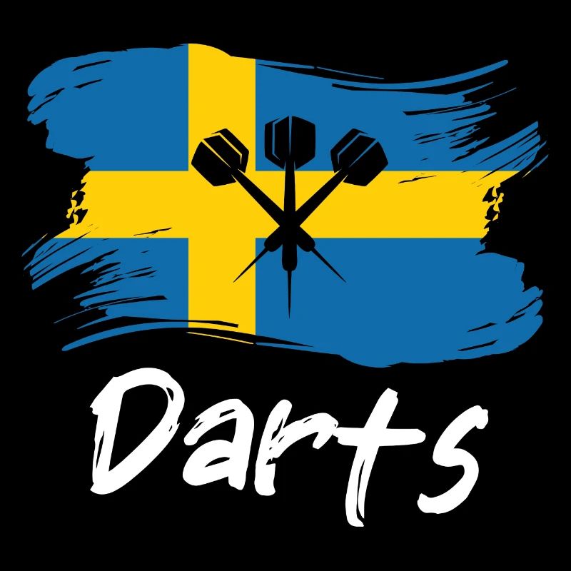 Conception de joueur de fléchettes suédois / Dartboard