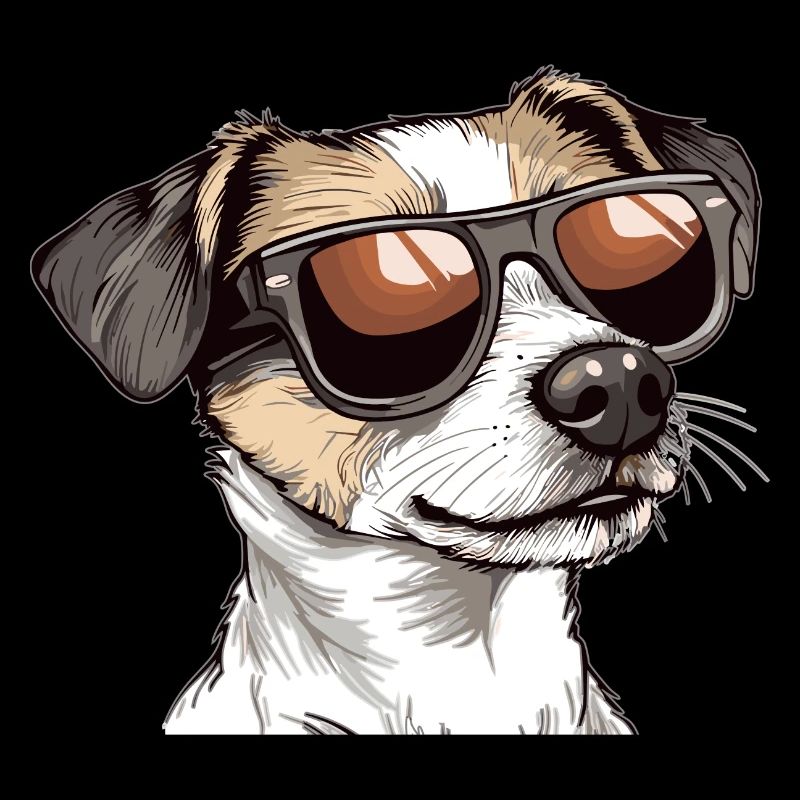 Lustiger Jack Russell Terrier Hund