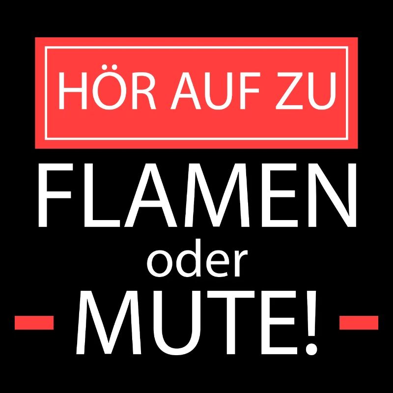 Hör auf zu flamen oder mute!