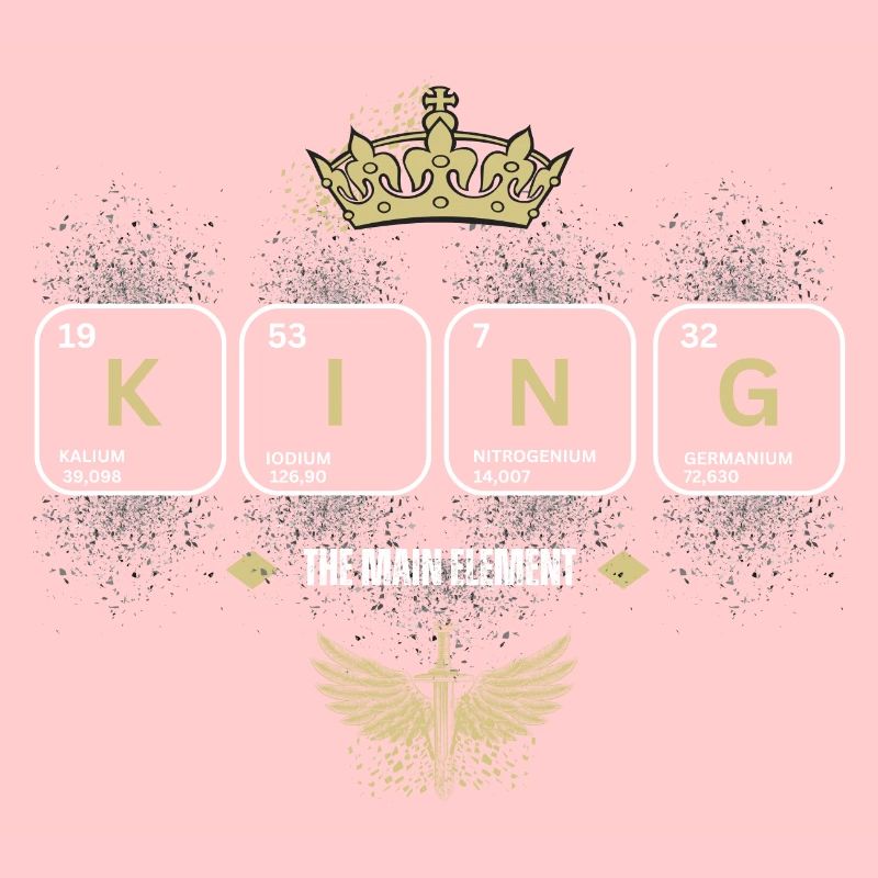 KING The Main Element with Crown and Sword