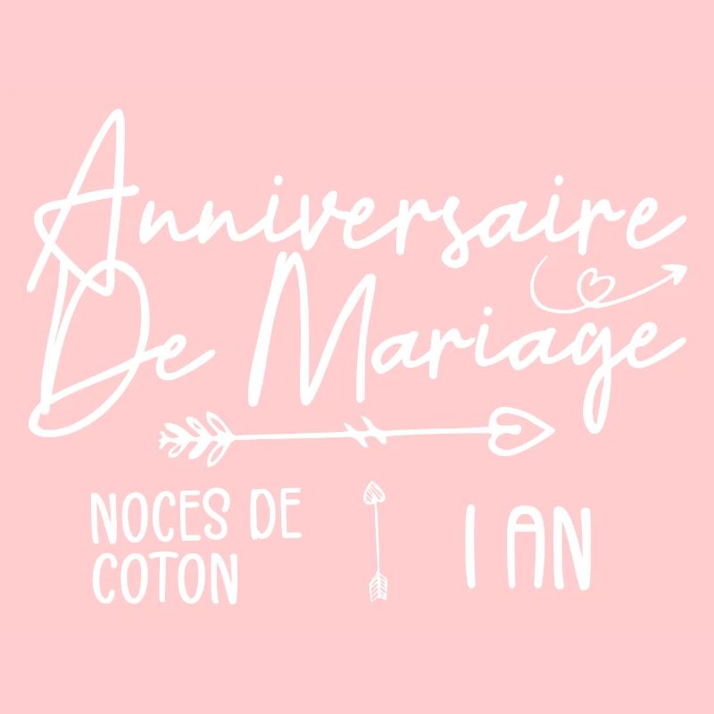 Anniversaire de mariage 1ans - Noce de Coton 1ans