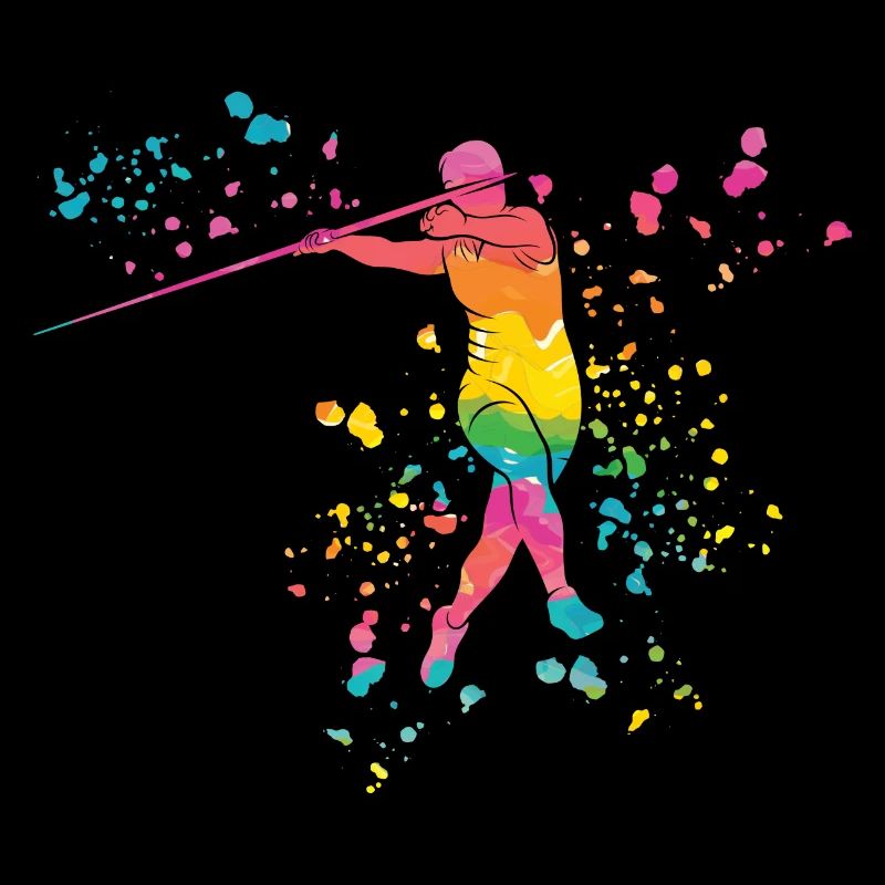 Javelin Throw Colorsplash Javelin Throw