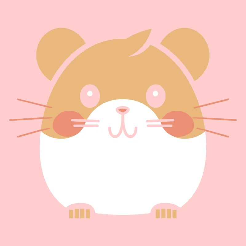 Mignon Humour petit hamster