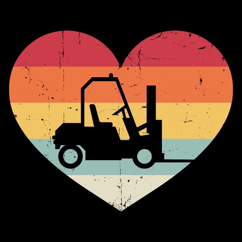 Forklifting Vintage Forklift Operator Forklift Dri