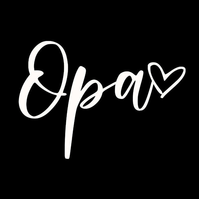 Opa Herz - Geschenk Enkel Liebe