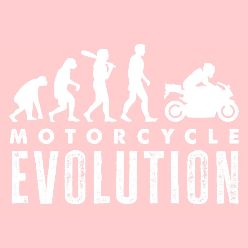 Motorcycle Evolution Vintage Biker Motorcycle