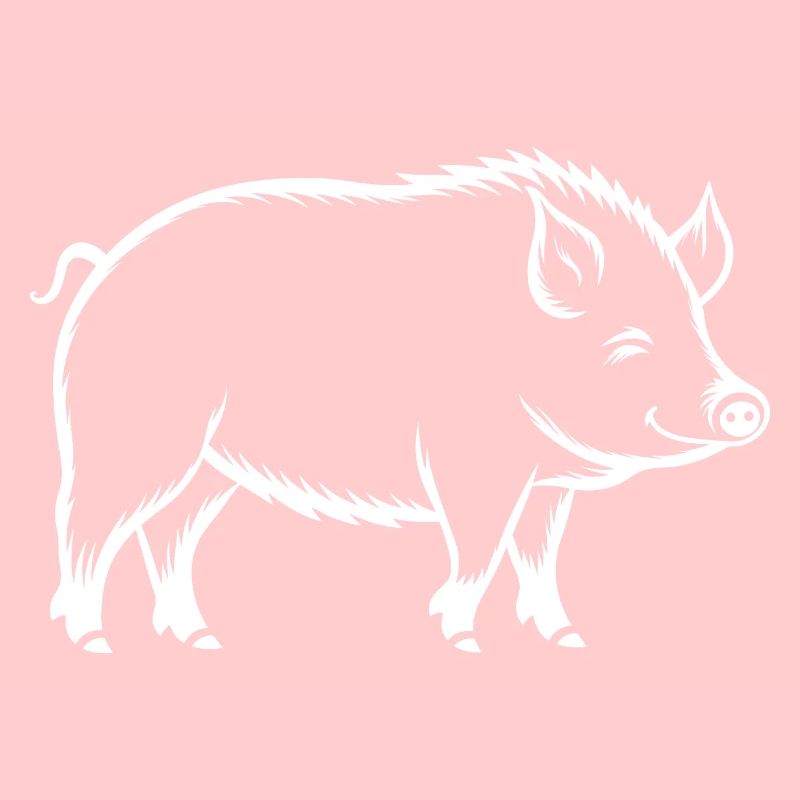Humor Kleines Wildschwein