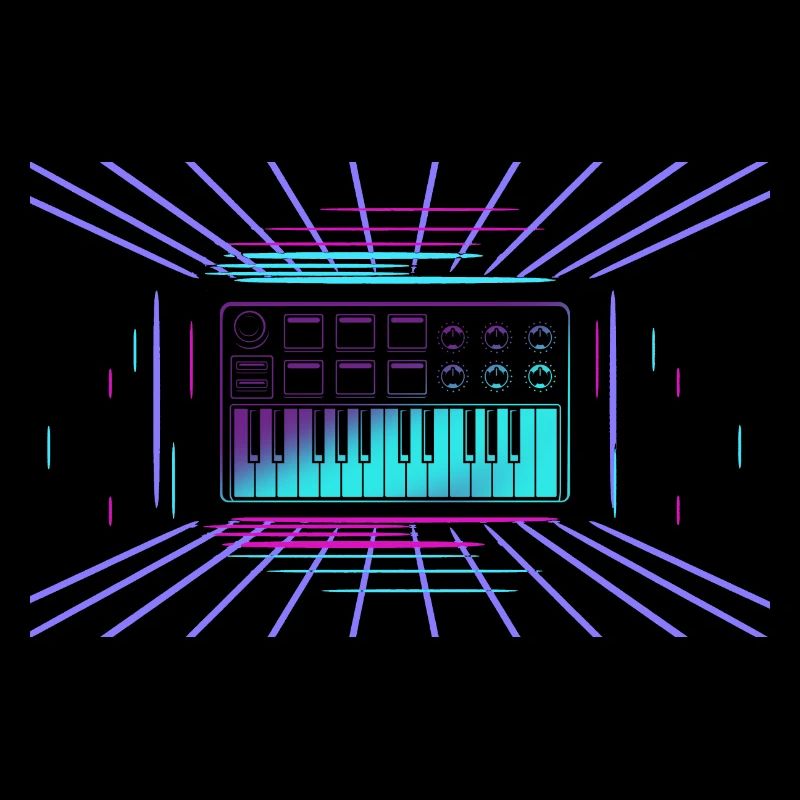 80s Synthesizer Keyboard Synth Analog Music