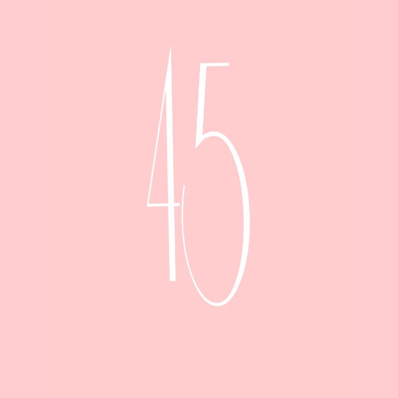 45 Geburtstag