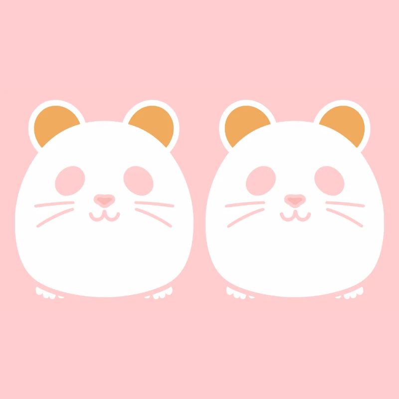 Mignon Humour petit hamster