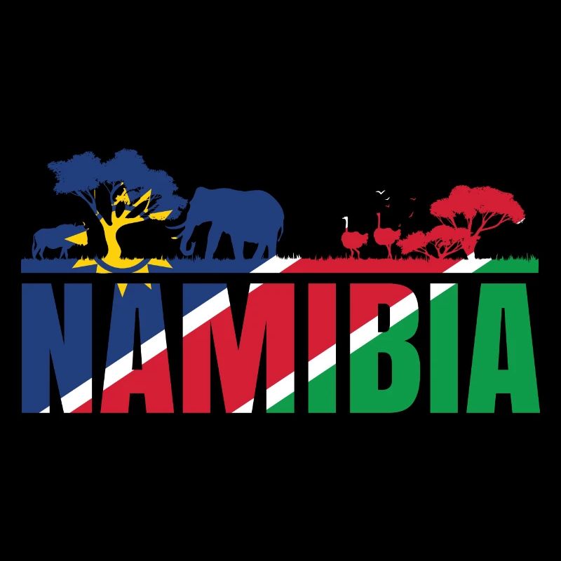 Namibia Afrika Shirt Geschenkidee