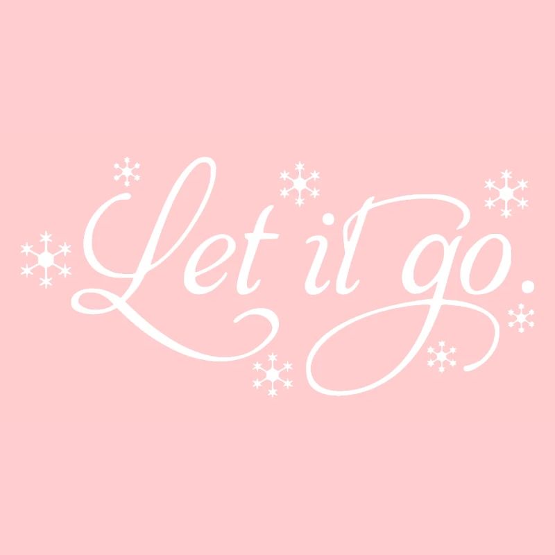 Let it go mit Schneeflocken