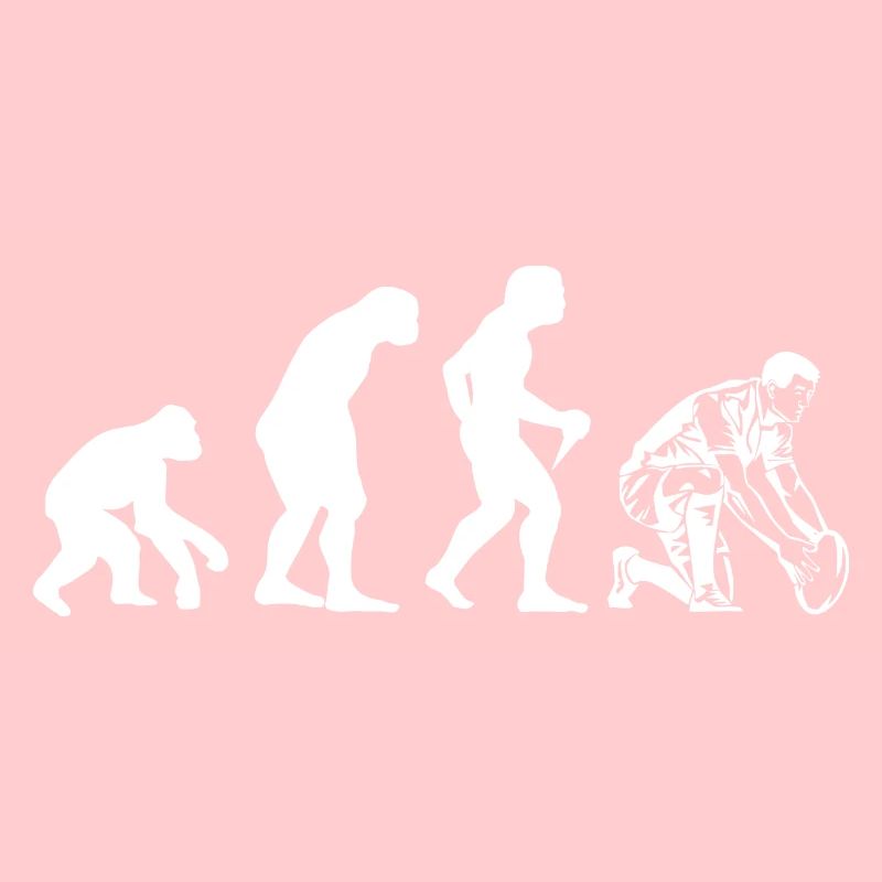 Rugby Evolution - from monkey to rugby player