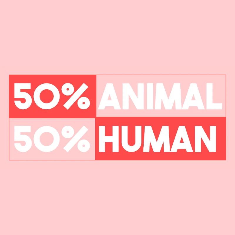 50% animal 50% human