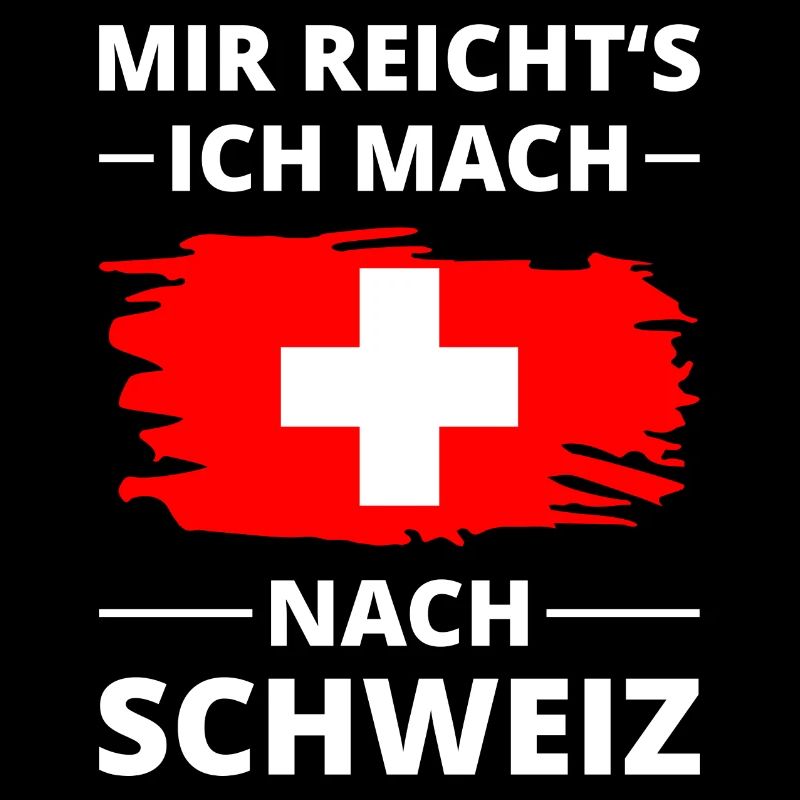 Croix de vacances du drapeau suisse disant "suisse