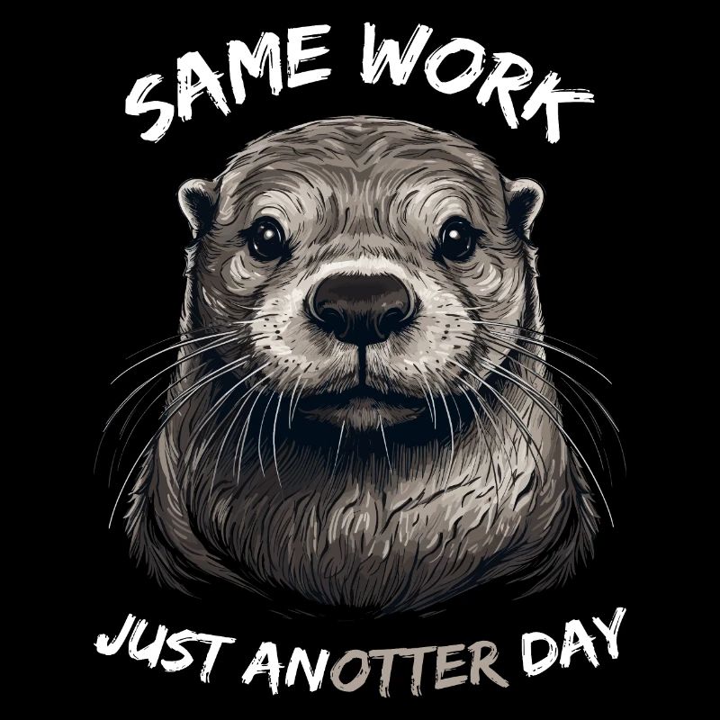 Otter Fischotter Same Work just anotter day