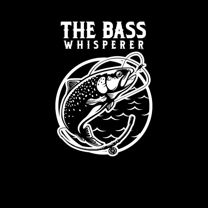 Le whisperer de poissons de basse