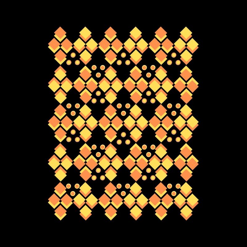 Abstrakte Kunst geometrisch quadratisch geometrisch farbig