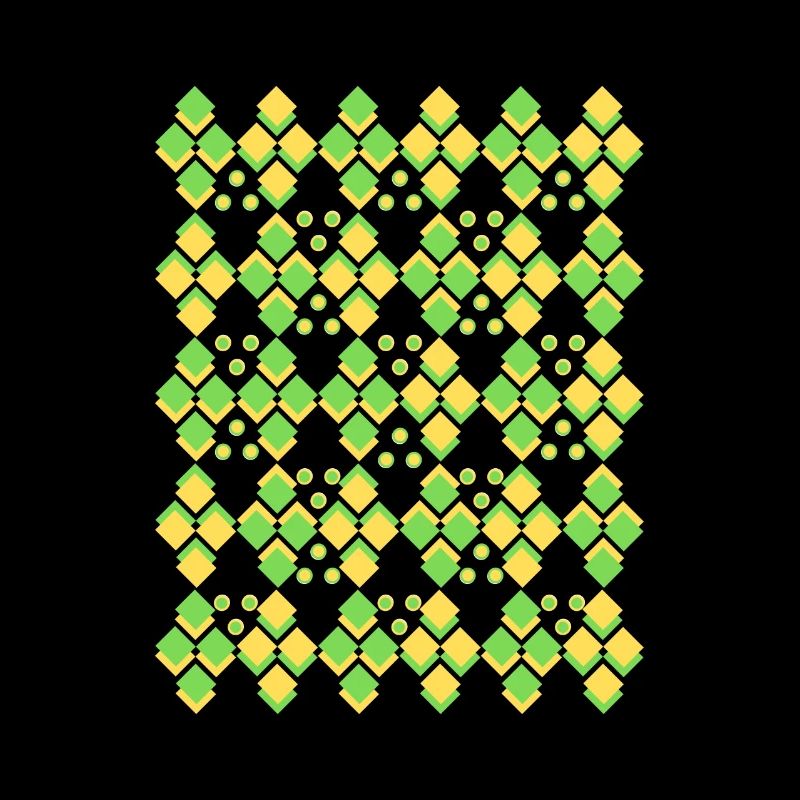 Geometric abstract art > geometric square colo